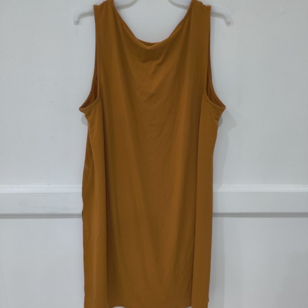 DEFECT Alfani Women's Sleeveless Tunic Top Sunset Lily Size 2XL $60 2A030